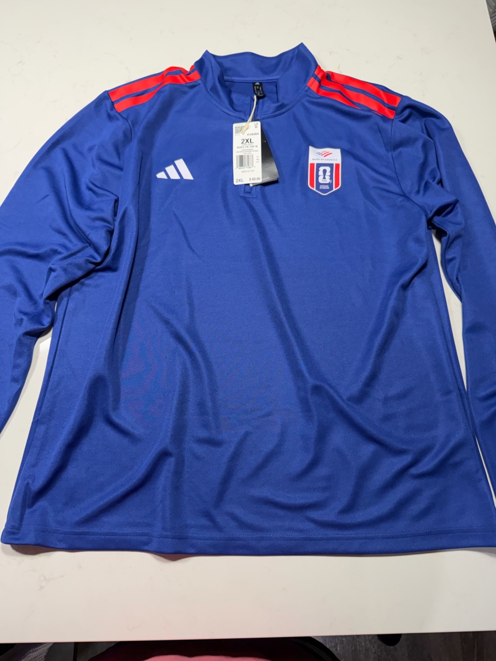 Blue Long-Sleeve Performance Shirt